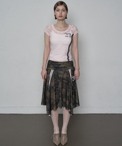 SETUPEXE tシャツ 「SETUP‐EXE」33 LACE TOP / 「セットアップエグゼ