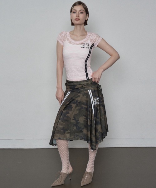 SETUPEXE tシャツ 「SETUP‐EXE」33 LACE TOP / 「セットアップエグゼ