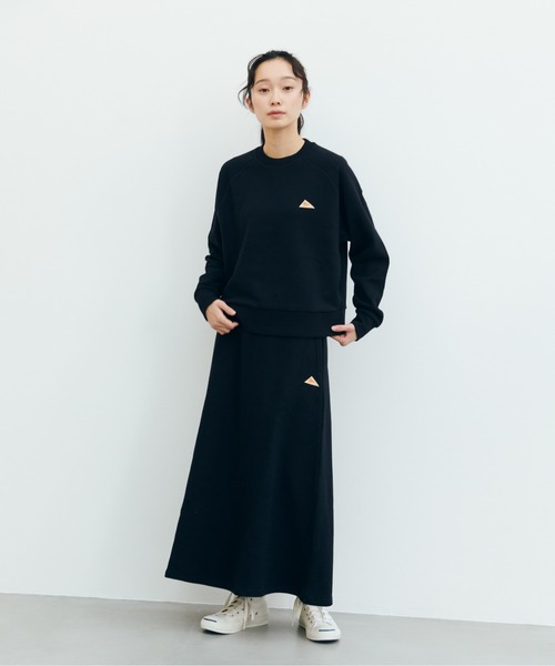 トレーナー スウェット ワンポイントロゴ クロップド クルーネック レディース KELTY トレーナー スウェット ワンポイントロゴ クロップド