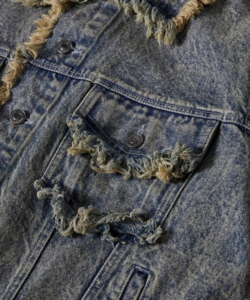CLEL（クレイル） デニムジャケット gジャン 「CLEL」Hard Fringe