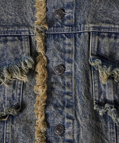 CLEL（クレイル） デニムジャケット gジャン 「CLEL」Hard Fringe