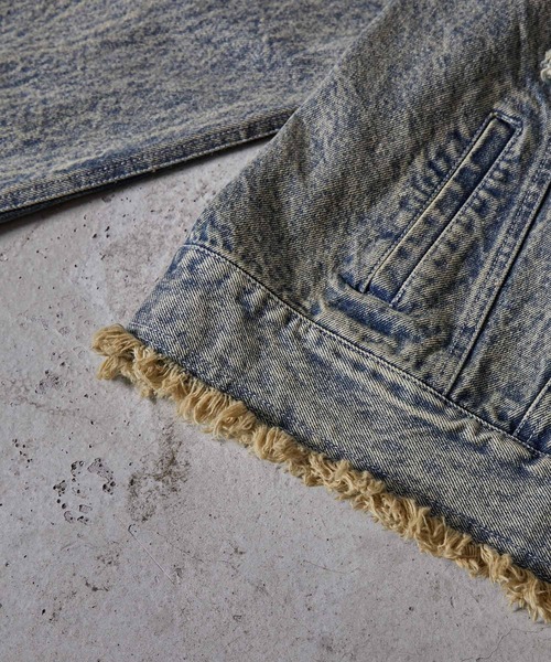 CLEL（クレイル） デニムジャケット gジャン 「CLEL」Hard Fringe