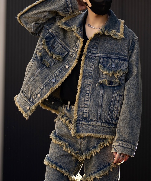 CLEL（クレイル） デニムジャケット gジャン 「CLEL」Hard Fringe