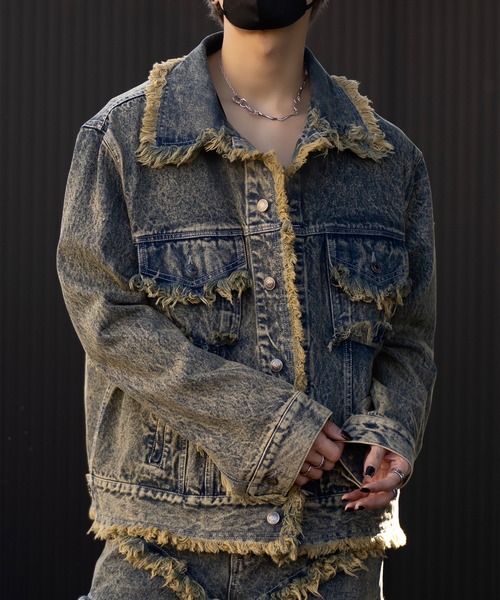CLEL（クレイル） デニムジャケット gジャン 「CLEL」Hard Fringe