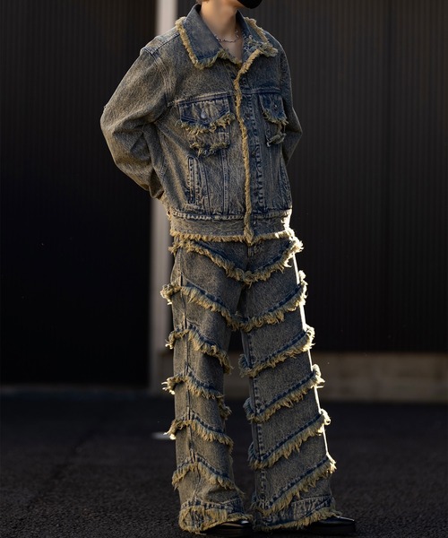 CLEL（クレイル） デニムジャケット gジャン 「CLEL」Hard Fringe