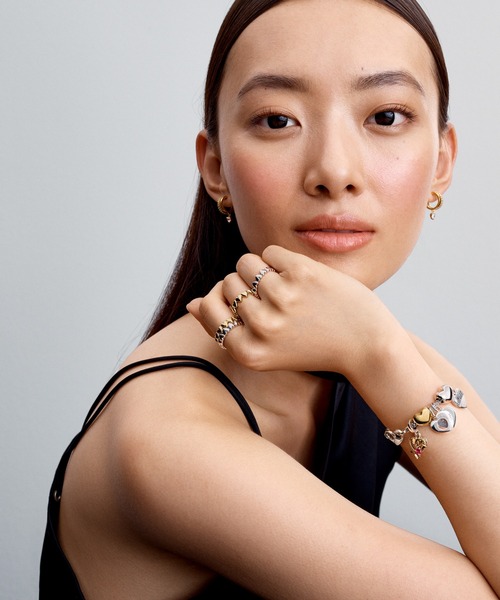 PANDORA チャーム Be Love エングレイバブル ハート ゴールド