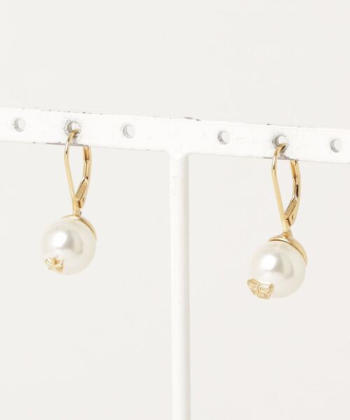 BAPY BY A BATHING APE ピアス LOGO PEARL EAR STUDS レディース