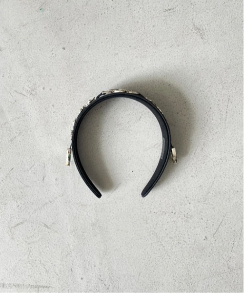 カチューシャ TOGA VIRILIS Leather headband 2 TOGA VIRILIS - TOGA