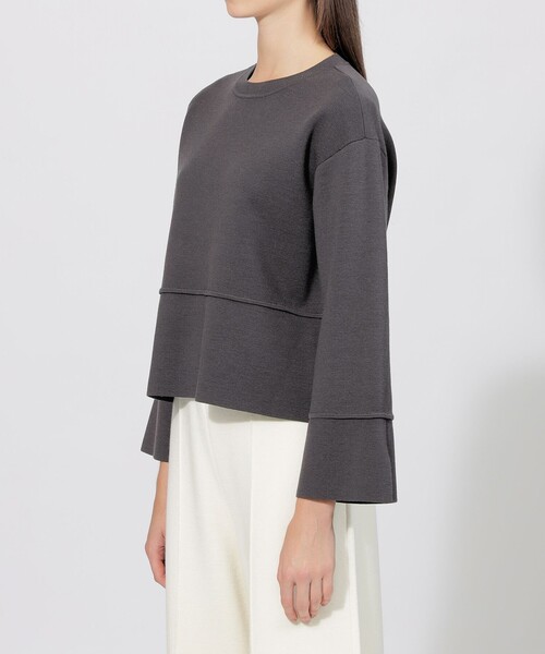 ニット セーター 「La maglia」 ボックスシルエット ニットプルオーバー レディース EPOCA ニット セーター 「La maglia」 ボックスシルエット