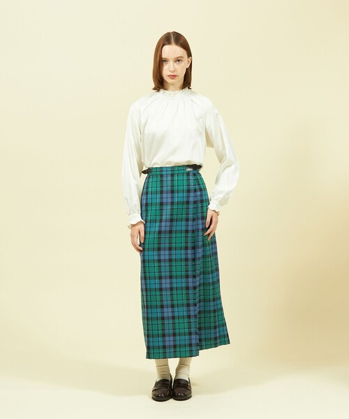 どらしーん様 新品　マッキントッシュフィロソフィーサテンシャーリングブラウス38 MACKINTOSH PHILOSOPHY ブラウス シャツ サテンシャーリング
