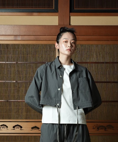 ブラウス シャツ Cropped Silk Shirt/クロップドシルクシャツ レディース WITH OR WITHOUT ブラウス シャツ Cropped Silk Shirt