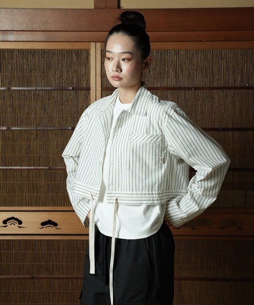 ブラウス シャツ Cropped Silk Shirt/クロップドシルクシャツ レディース WITH OR WITHOUT ブラウス シャツ Cropped Silk Shirt