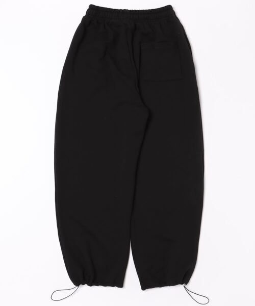スウェットパンツ ジャージ a.p.o.v. ストリートロゴプリントワイド