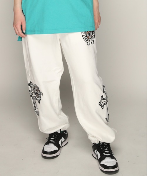 GALFY 部族系スウェットパンツ WHITE Lサイズ GALFY (ガルフィー) 部族系スウェットパンツ WHITE / ロック