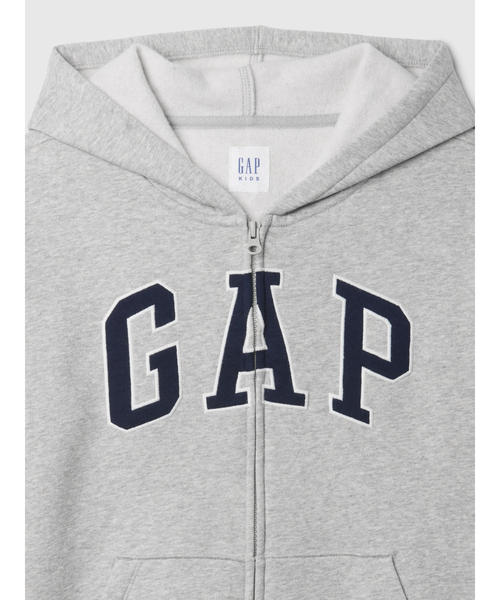 GAP（ギャップ） パーカー リラックス GAPロゴ ジップアップパーカー