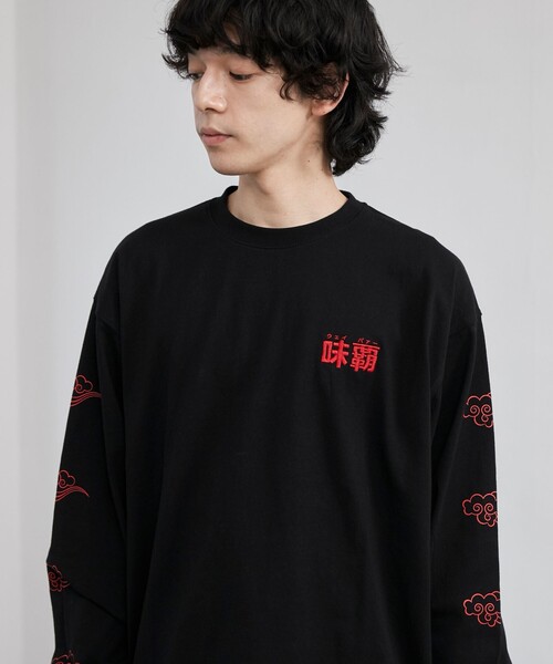 coen（コーエン） tシャツ 「味覇/ウェイパァー」プリントロング