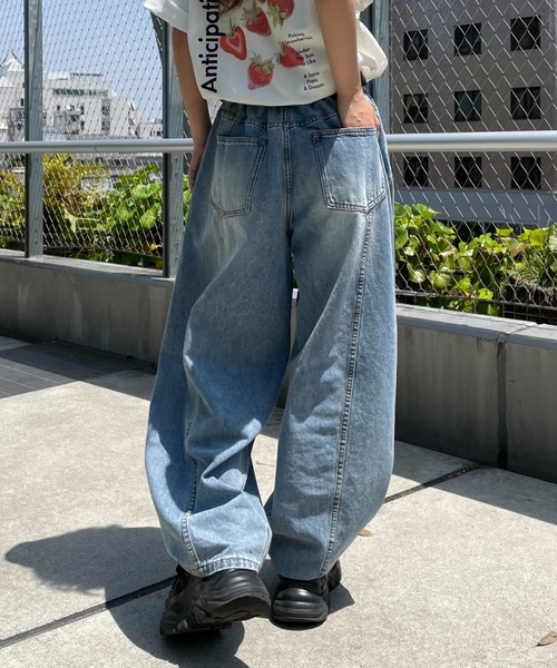 PBLIM ジーンズ デニム デニムパンツ 「UNISEX」バルーンデニム