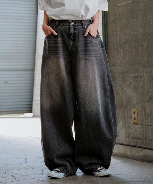 PBLIM ジーンズ デニム デニムパンツ 「UNISEX」バルーンデニム