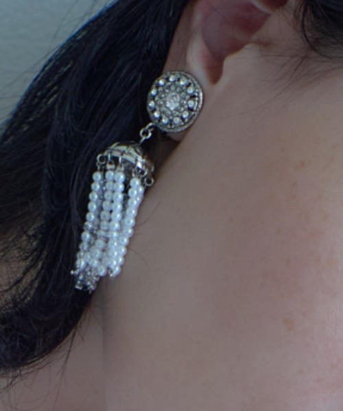 イヤリング 「IRIS 47」palace pearl fringe earring/パレス パール フリンジ イヤリング レディース