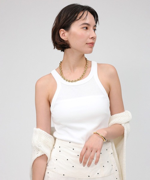 FROM JAPAN公式アカウント01様 MMノースリーブトップス 38 BABYLONE（バビロン） タンクトップ ノースリーブ キョウネンフライス