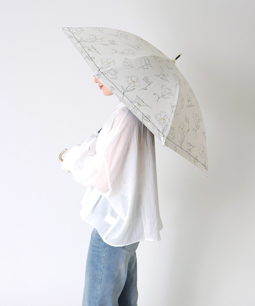 Three Four Time 傘 「Wpc.」晴雨兼用遮光フラワードローイング