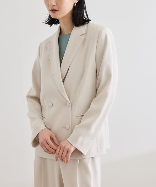 ROPE'（ロペ） ジャケット テーラードジャケット バックサテンダブル