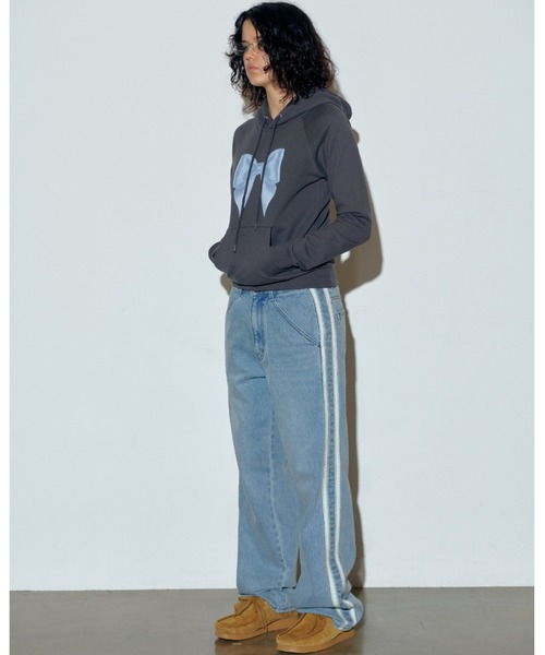 「SCULPTOR」 プルオーバーパーカー MEDIUM ネイビー レディース SCULPTOR 「SCULPTOR」 プルオーバーパーカー MEDIUM ネイビー