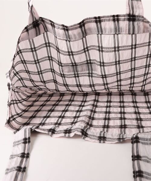 Mignonjour トートバッグ Mignonjour/チェック柄トートバッグ M2722 