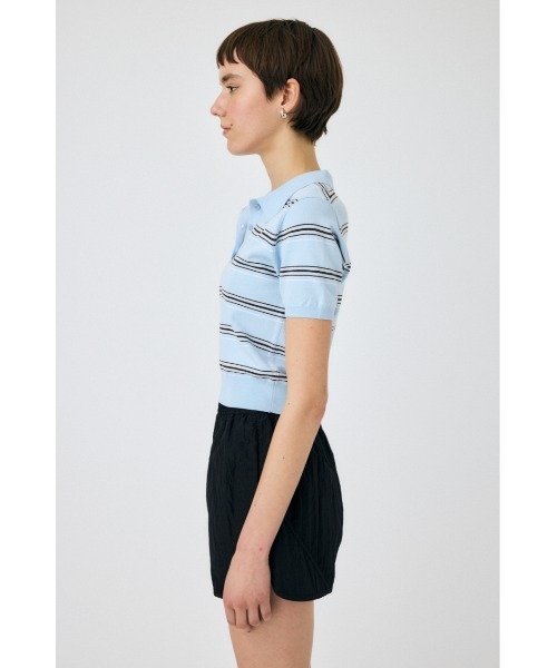 MOUSSY ニット セーター BASIC KNIT ポロシャツ レディース