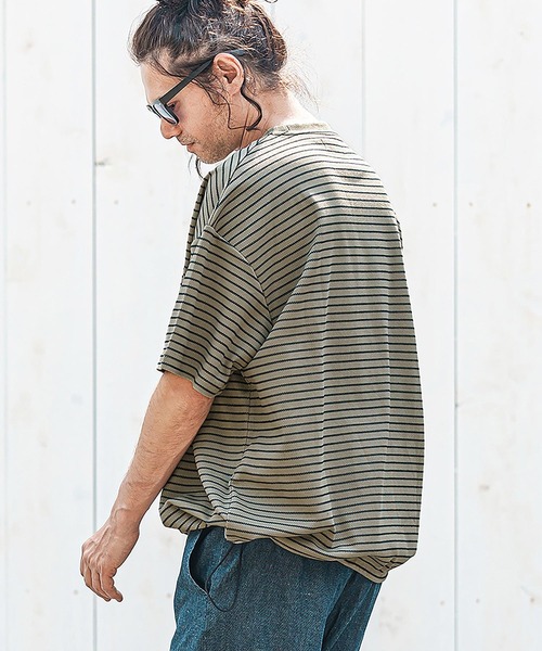 CAMBIO（カンビオ） tシャツ mt9737- ボーダースピンドルTシャツ