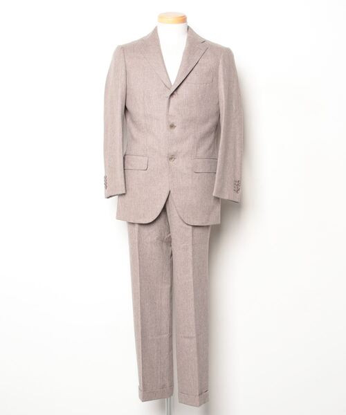 「BRILLA per il gusto」 スーツ「Ermenegildo Zegnaコラボ」 46 ベージュ メンズ