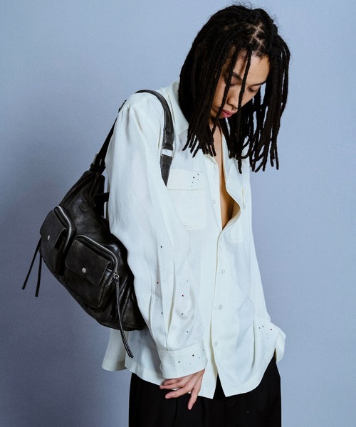 Camphor wood ショルダーバッグ faux leather multi pocket