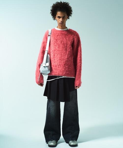 Camphor wood ショルダーバッグ faux leather multi pocket shoulder