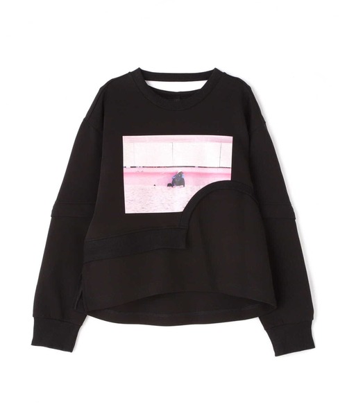 AULA(AULA AILA)◆長袖ブラウス/0/ナイロン/NVY/アニマル/1243-04021 セール】レースラインシャツ（シャツ/ブラウス）｜AULA AILA