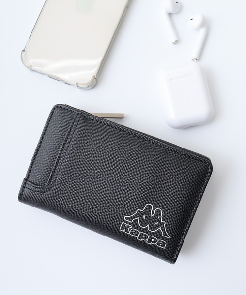 Kappa 財布 kappa 配色ポケットラウンドファスナー深財布 メンズ