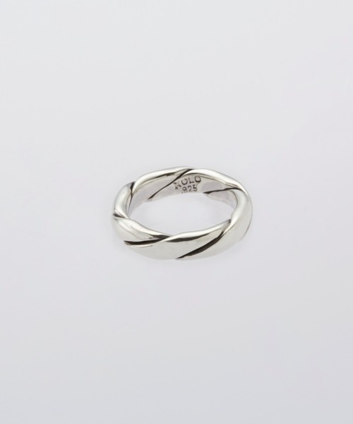 値下げ　xolo リング XOLO 指輪 リング XOLO Single Twist Ring メンズ : ZOZOTOWN