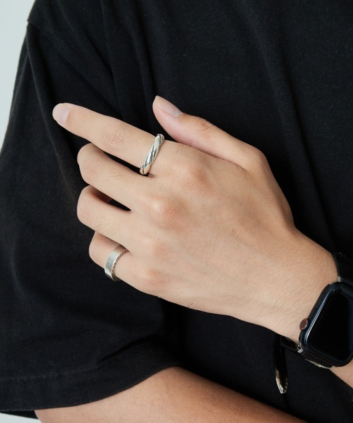 XOLO JEWELRY リング Signet Ring with Flower / Blue | XOLO JEWELRY(ショロ