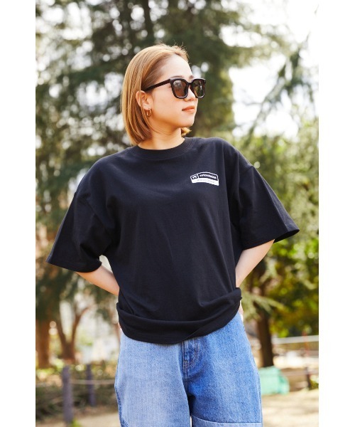 「RODEO CROWNS WIDE BOWL」 半袖Tシャツ MEDIUM ブラック レディース