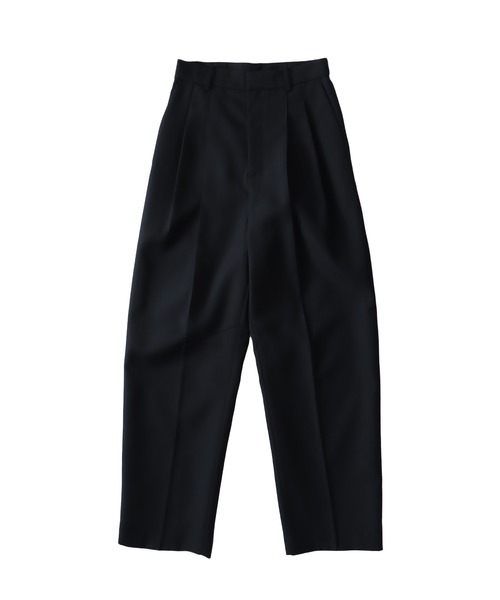 スラックス パンツ suiting 2tuck trousers(スーチングツータックトラウザーズ) レディース_2