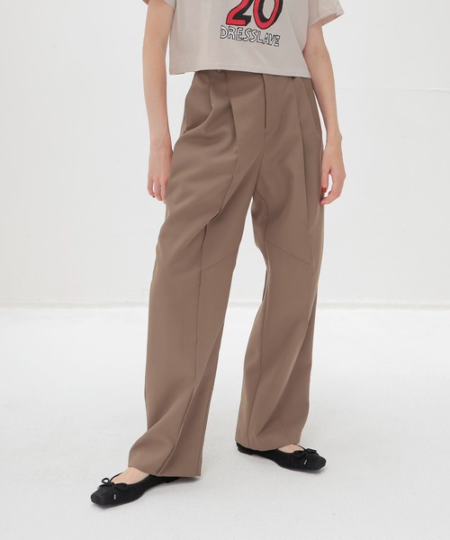 DRESSLAVE（ドレスレイブ） スラックス パンツ suiting 2tuck trousers