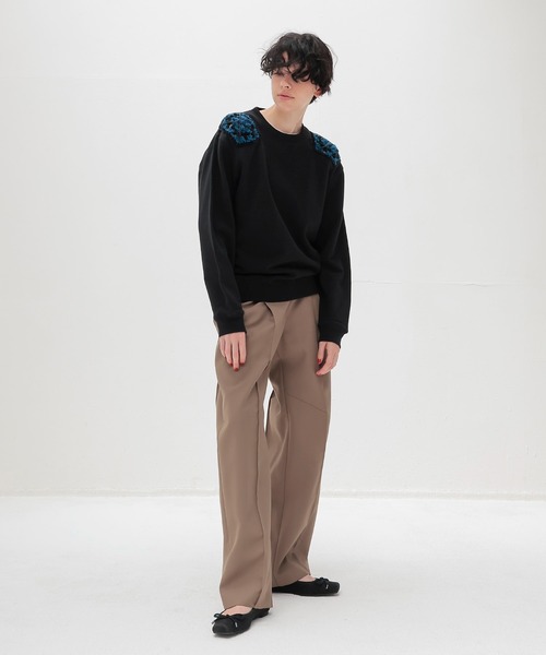 スラックス パンツ suiting 2tuck trousers(スーチングツータックトラウザーズ) レディース_13