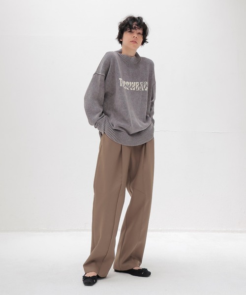 スラックス パンツ suiting 2tuck trousers(スーチングツータックトラウザーズ) レディース_15