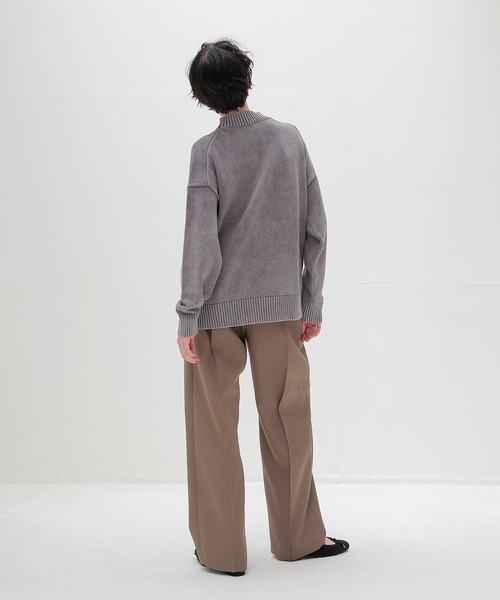 スラックス パンツ suiting 2tuck trousers(スーチングツータックトラウザーズ) レディース_16