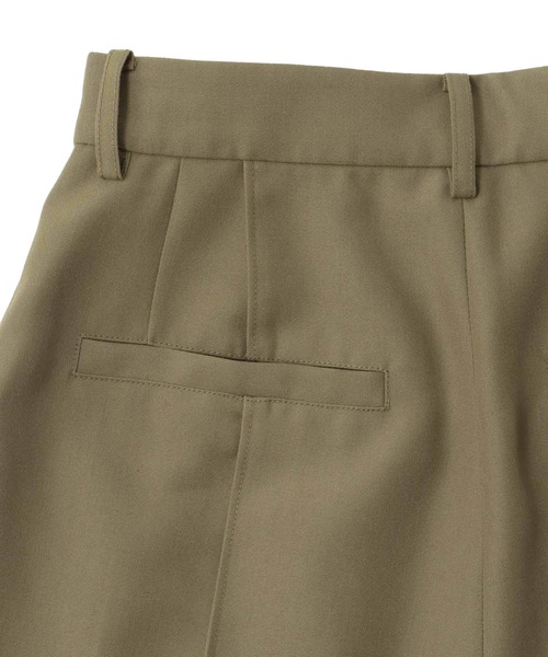 スラックス パンツ suiting 2tuck trousers(スーチングツータックトラウザーズ) レディース_21