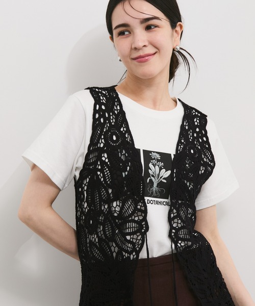 ADAM ET ROPE' ベスト ジレ レースベスト レディース : ZOZOTOWN
