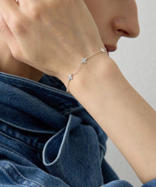 ブレスレット　レディース Whim Gazette（ウィム ガゼット） ブレスレット 「Hoaw.」Flower Chain