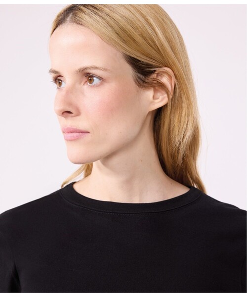 「PETIT BATEAU」 長(zhǎng)袖カットソー MEDIUM ホワイト レディース