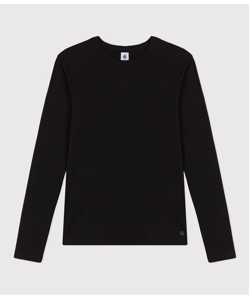 「PETIT BATEAU」 長(zhǎng)袖カットソー MEDIUM ホワイト レディース