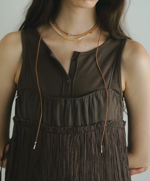 【新品・未使用品】ETRE TOKYO インドコットンエアリーキャミワンピース インドコットンエアリーキャミワンピース（ワンピース）｜ETRE TOKYO