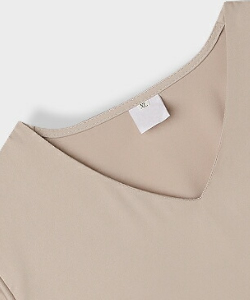 「COCOMOMO」 半袖ブラウス M ダークグリーン レディース_画像3